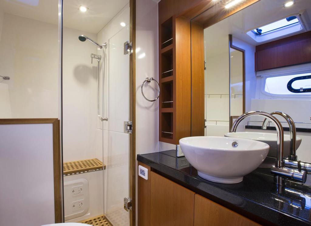 Interiors onboard Marine Max 443 Charter in Miami, FL. © Multihull Central